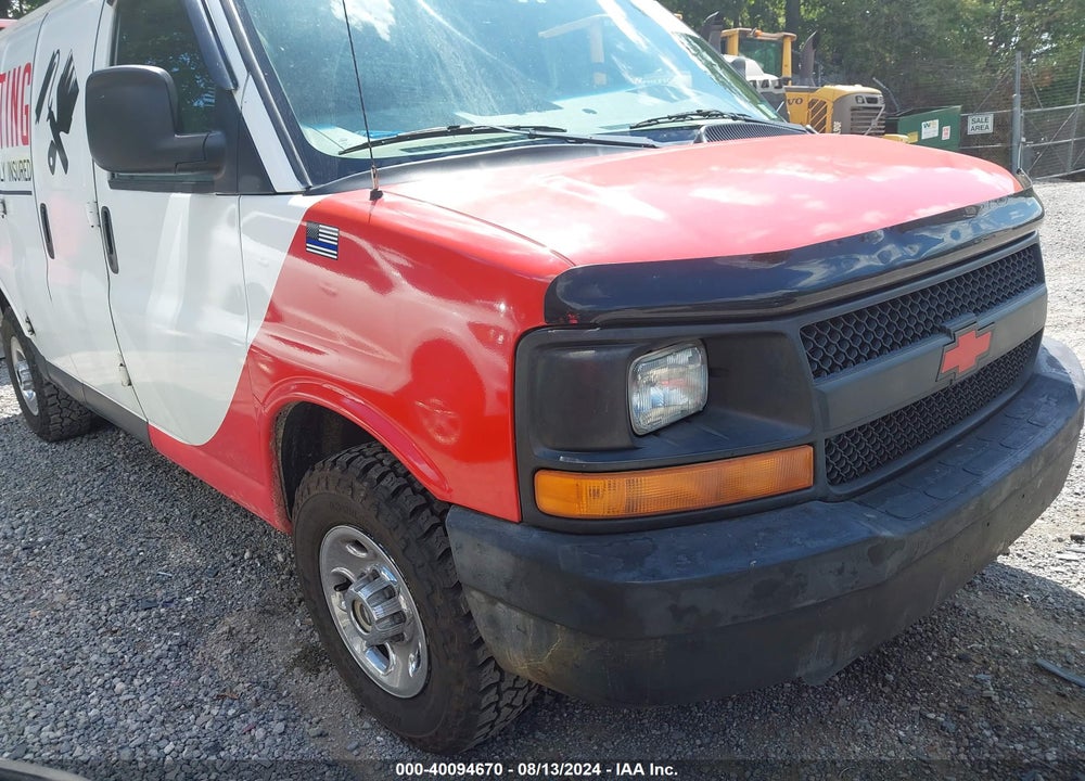 2008 CHEVROLET EXPRESS WORK VAN VIN: 1GCGG25C381139635