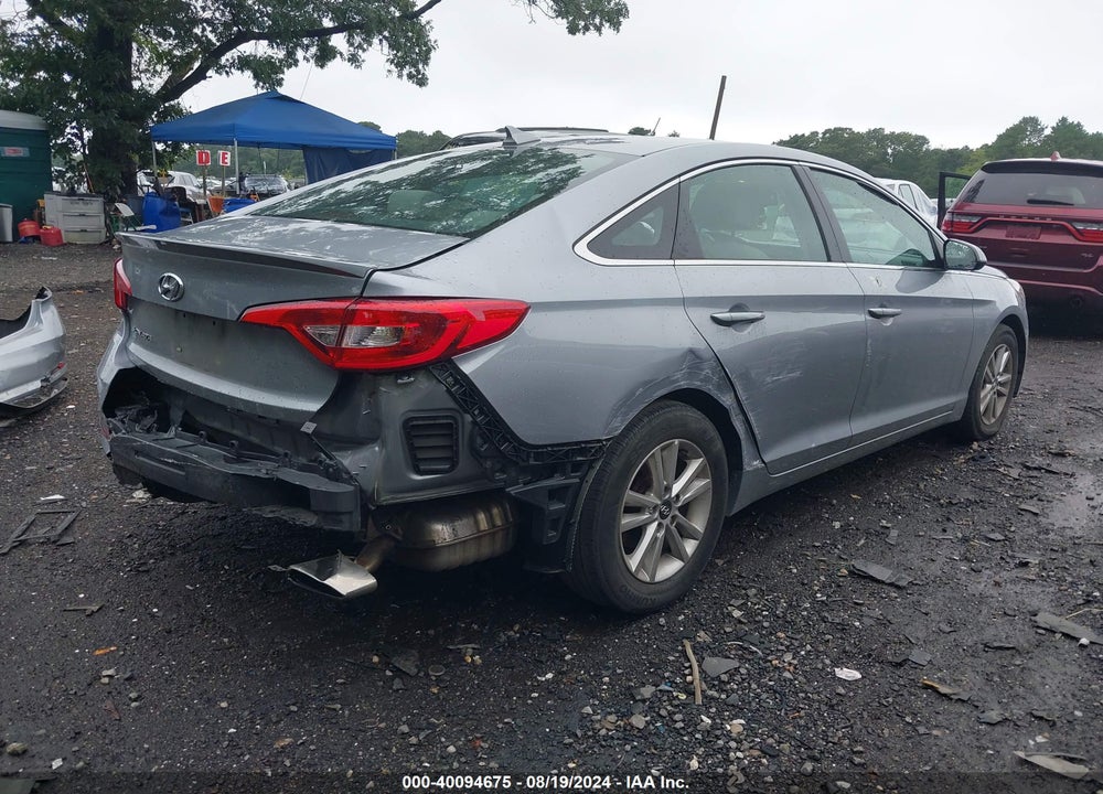 2016 HYUNDAI SONATA SE VIN: 5NPE24AF4GH308490