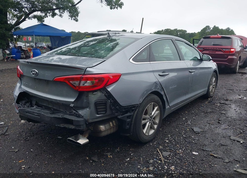 2016 HYUNDAI SONATA SE VIN: 5NPE24AF4GH308490
