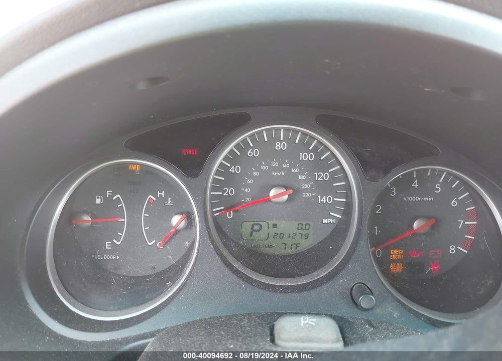 2006 SUBARU FORESTER 2.5XT LIMITED VIN: JF1SG696X6H715155