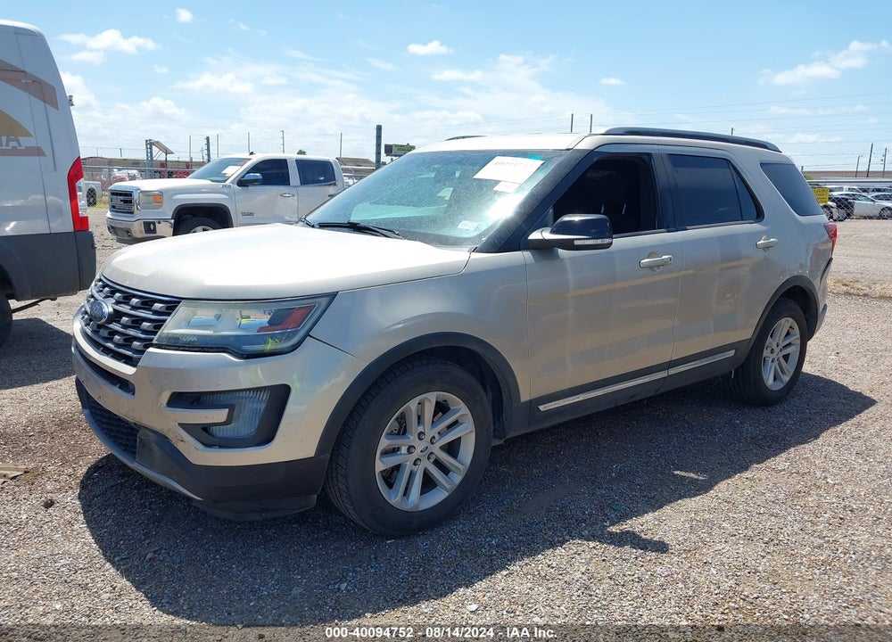 2017 FORD EXPLORER XLT VIN: 1FM5K7D86HGB52243
