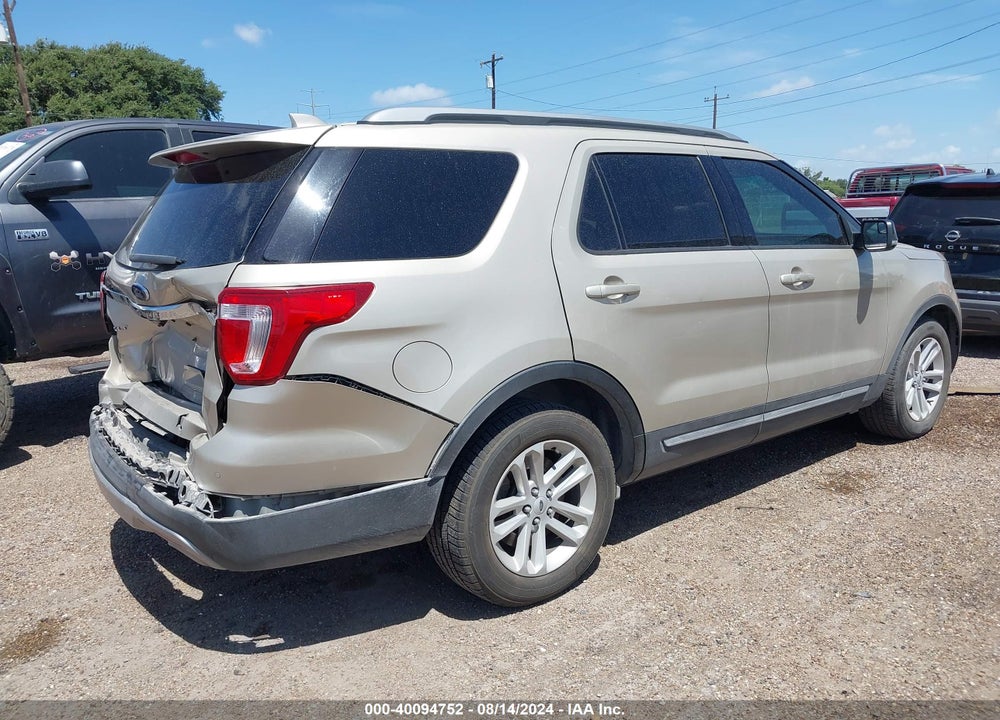 2017 FORD EXPLORER XLT VIN: 1FM5K7D86HGB52243