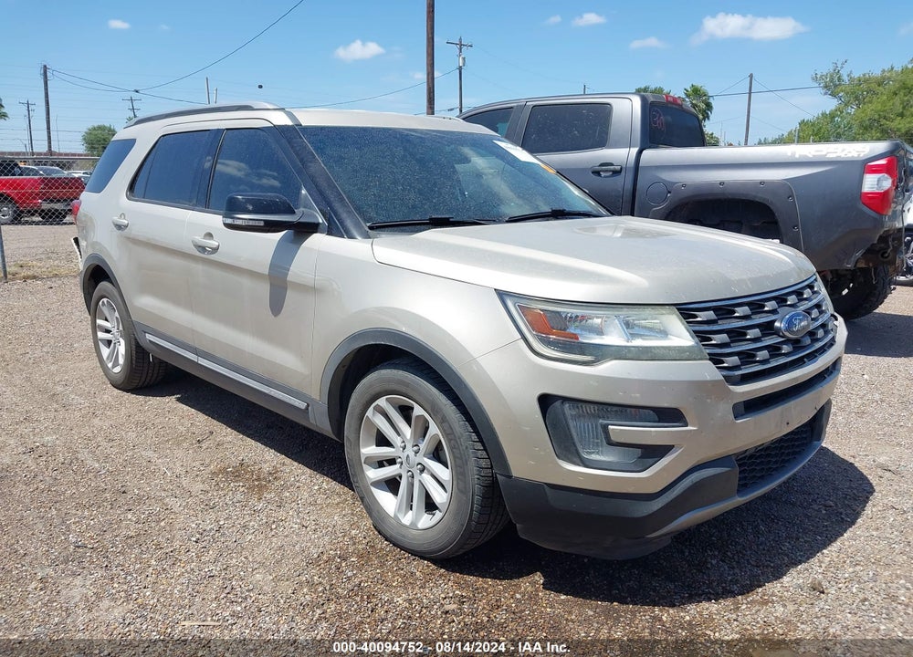 2017 FORD EXPLORER XLT VIN: 1FM5K7D86HGB52243
