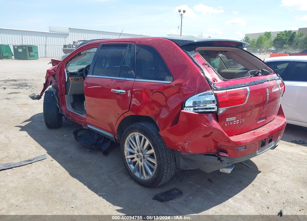 2011 LINCOLN MKX VIN: 2LMDJ6JK5BBJ19858