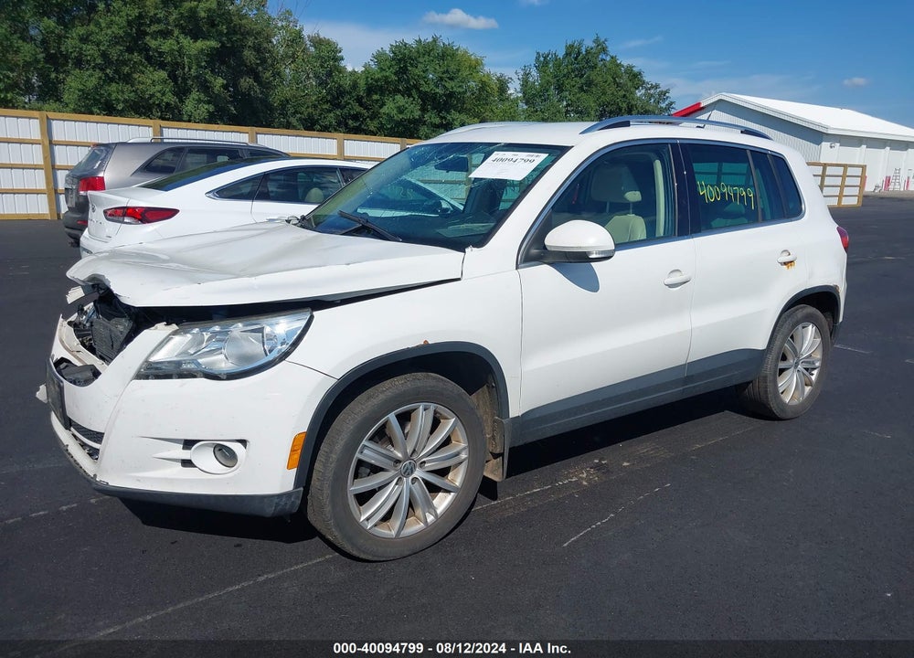 2010 VOLKSWAGEN TIGUAN SE VIN: WVGBV7AX9AW000295
