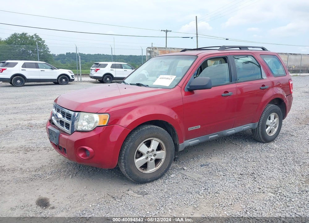 2008 FORD ESCAPE XLS/XLS MANUAL VIN: 1FMCU02Z38KC06731