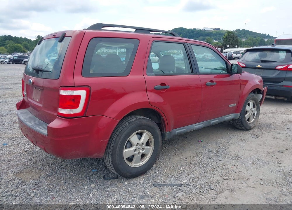 2008 FORD ESCAPE XLS/XLS MANUAL VIN: 1FMCU02Z38KC06731