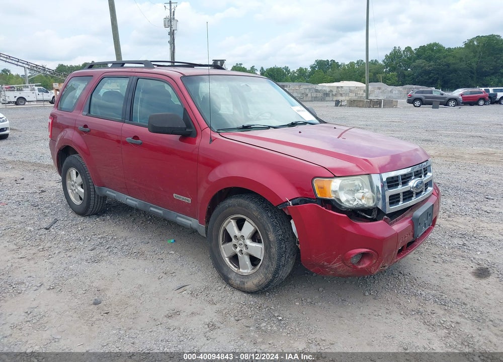 2008 FORD ESCAPE XLS/XLS MANUAL VIN: 1FMCU02Z38KC06731