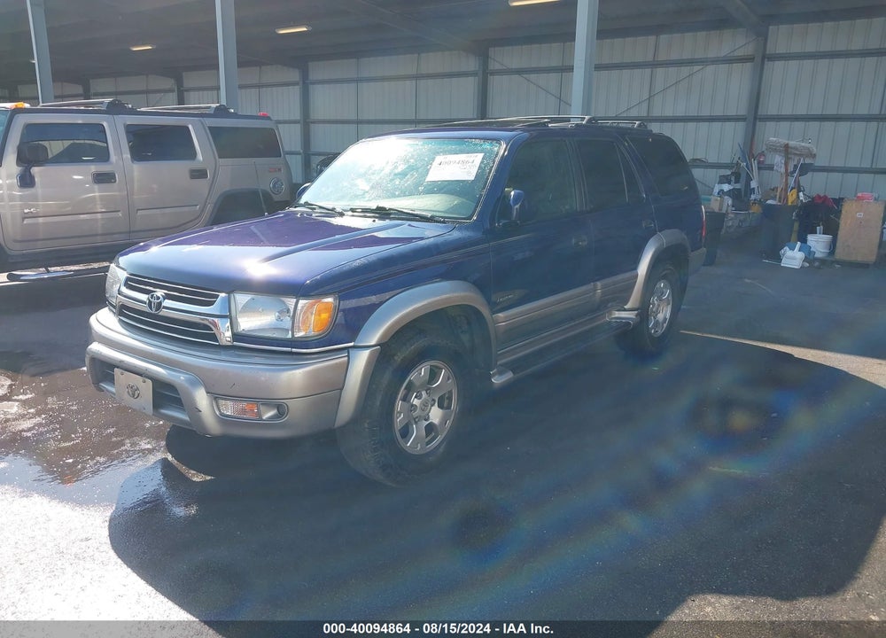 2002 TOYOTA 4RUNNER LIMITED V6 VIN: JT3GN87R520254328