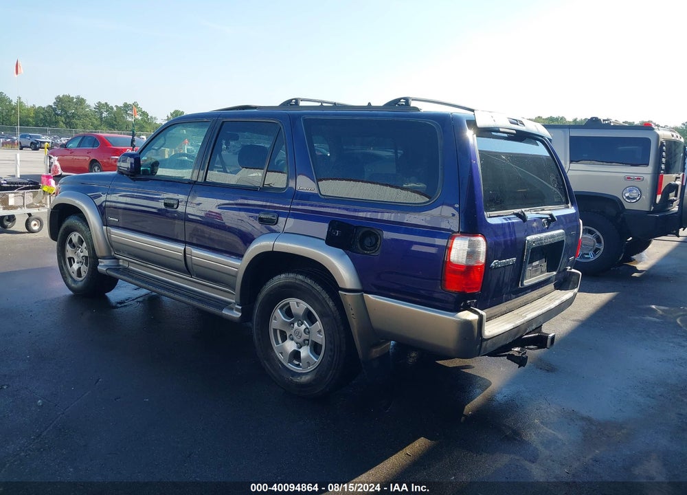 2002 TOYOTA 4RUNNER LIMITED V6 VIN: JT3GN87R520254328