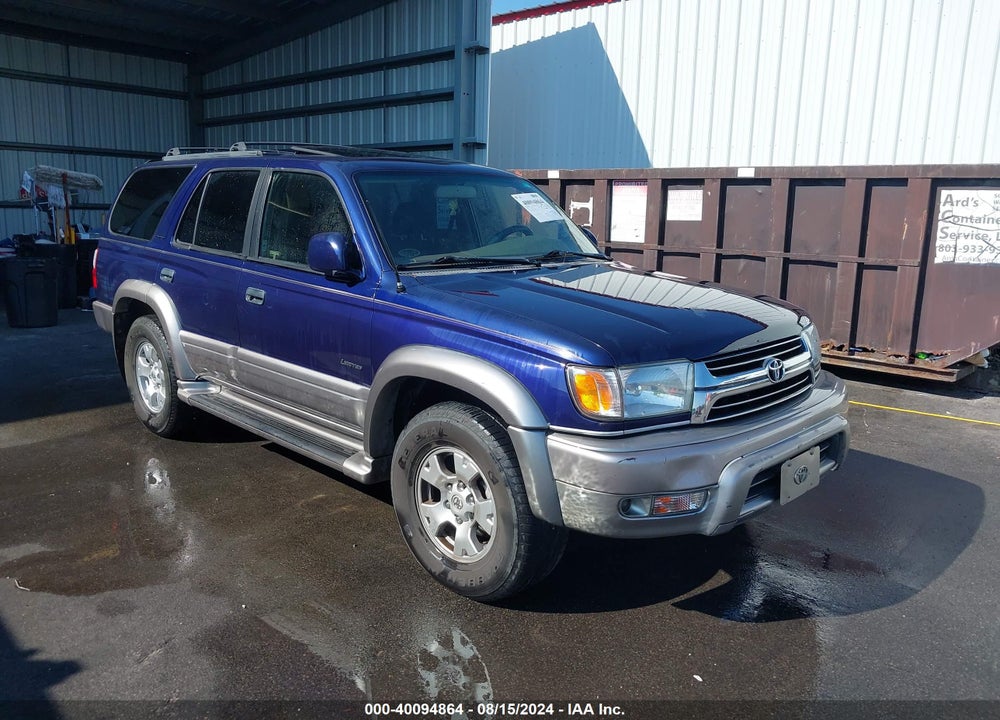 2002 TOYOTA 4RUNNER LIMITED V6 VIN: JT3GN87R520254328