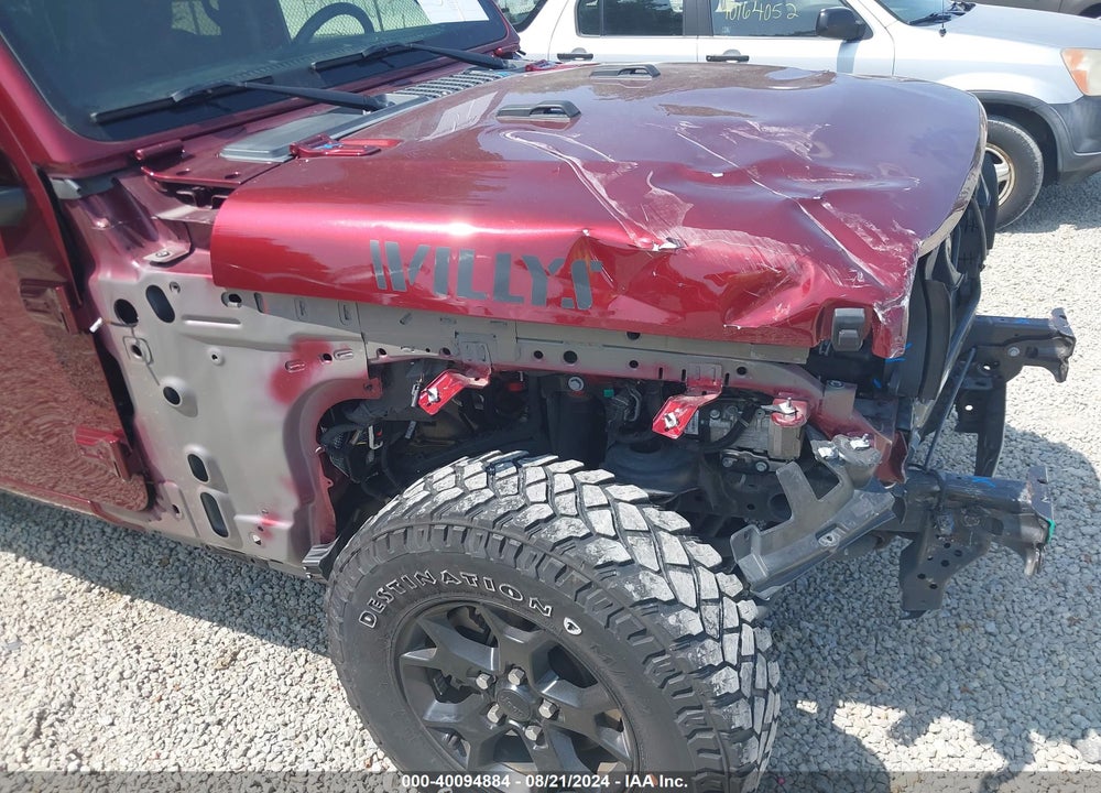 2021 JEEP WRANGLER UNLIMITED WILLYS 4X4 VIN: 1C4HJXDN2MW812630