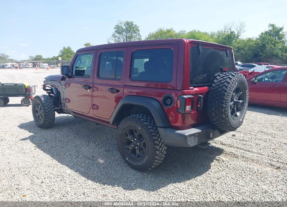 2021 JEEP WRANGLER UNLIMITED WILLYS 4X4 VIN: 1C4HJXDN2MW812630