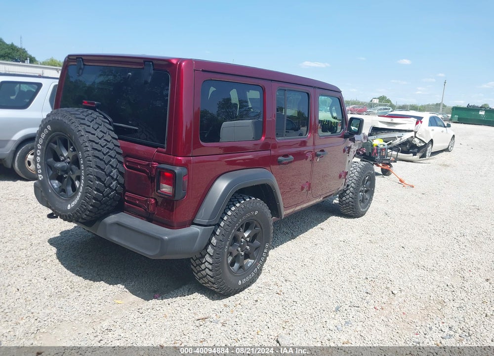 2021 JEEP WRANGLER UNLIMITED WILLYS 4X4 VIN: 1C4HJXDN2MW812630