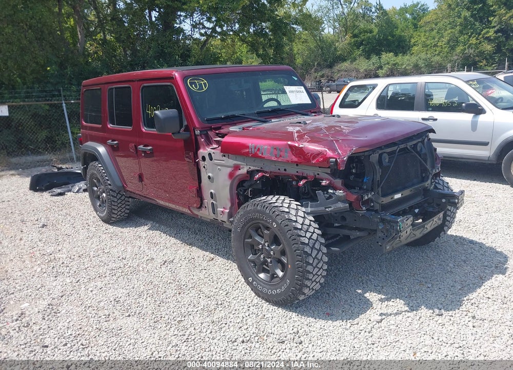 2021 JEEP WRANGLER UNLIMITED WILLYS 4X4 VIN: 1C4HJXDN2MW812630