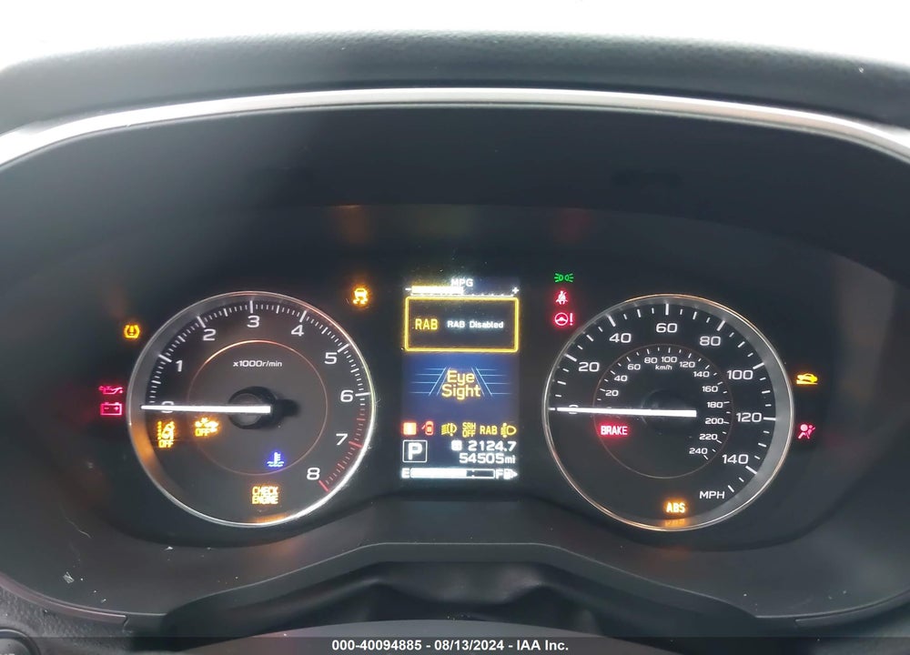 2019 SUBARU CROSSTREK 2.0I LIMITED VIN: JF2GTANC6KH324266