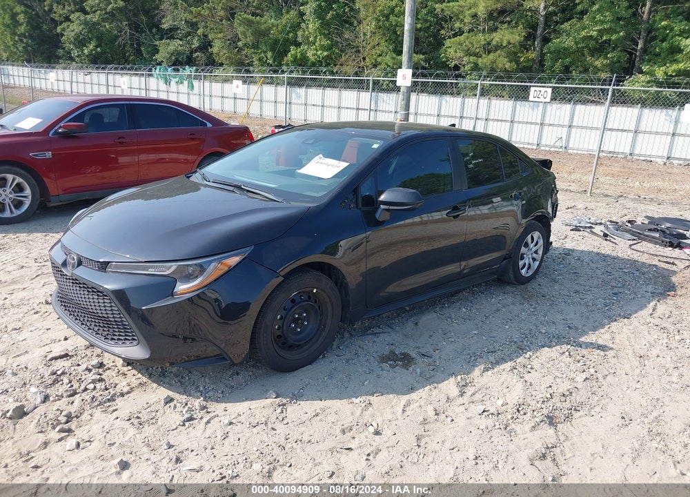 2022 TOYOTA COROLLA LE VIN: 5YFEPMAE7NP386352