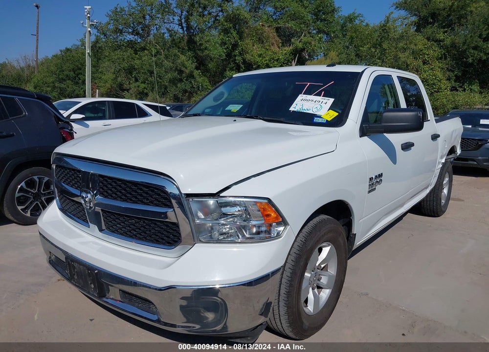 2022 RAM 1500 CLASSIC TRADESMAN 4X2 5'7 BOX VIN: 3C6RR6KGXNG307356