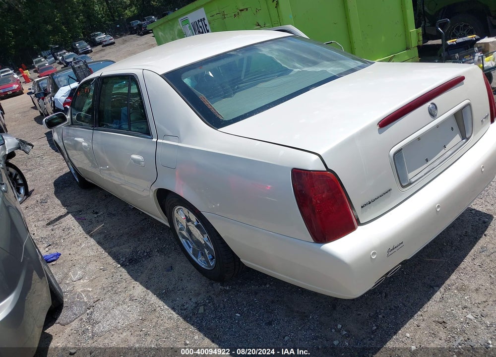 2000 CADILLAC DEVILLE DTS VIN: 1G6KF5792YU253191
