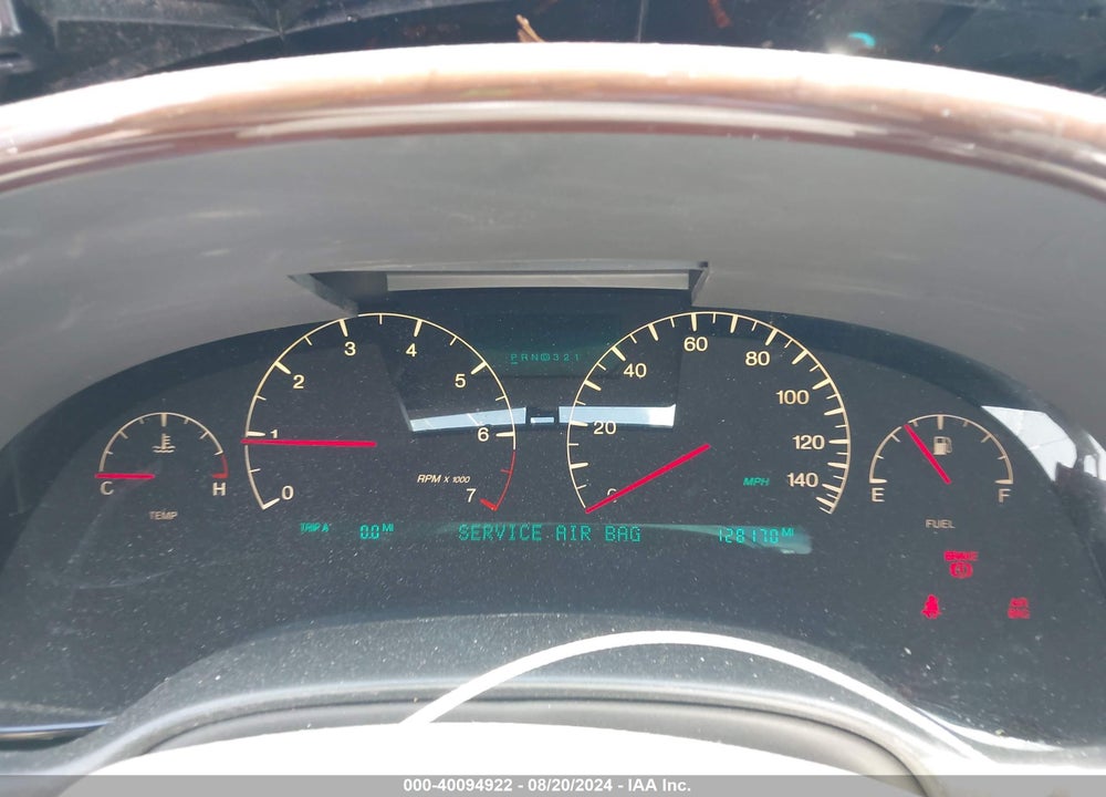 2000 CADILLAC DEVILLE DTS VIN: 1G6KF5792YU253191