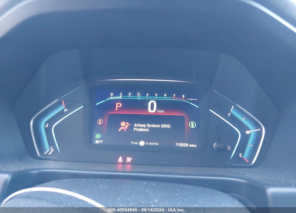 2022 HONDA ODYSSEY EX-L VIN: 5FNRL6H74NB027973