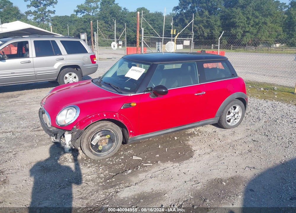 2012 MINI COOPER VIN: WMWSU3C54CT262254