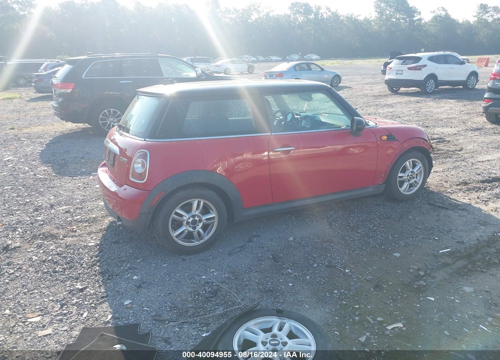 2012 MINI COOPER VIN: WMWSU3C54CT262254