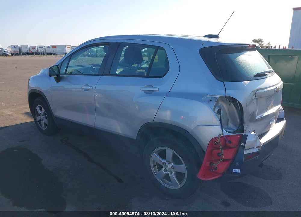 2016 CHEVROLET TRAX 1LS VIN: 3GNCJNSB3GL184327