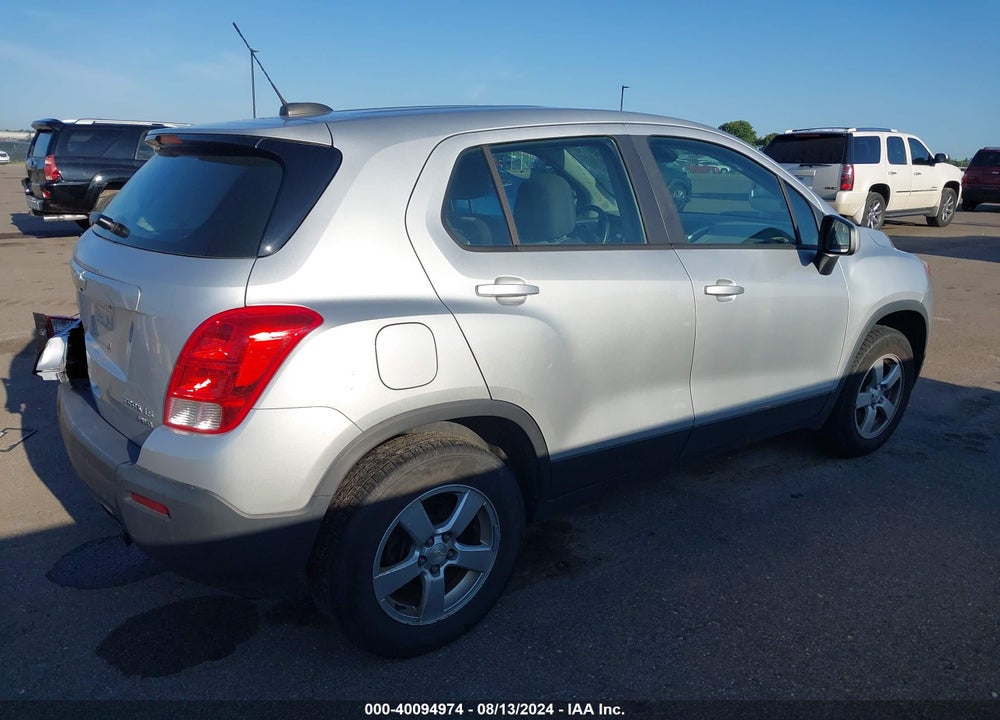 2016 CHEVROLET TRAX 1LS VIN: 3GNCJNSB3GL184327
