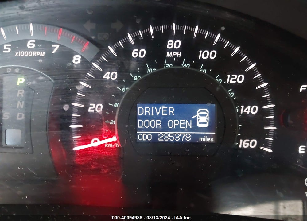 2008 TOYOTA CAMRY XLE V6 VIN: 4T1BK46K18U064132