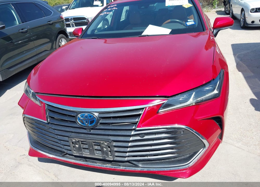 2022 TOYOTA AVALON LIMITED HYBRID VIN: 4T1DA1AB6NU015358
