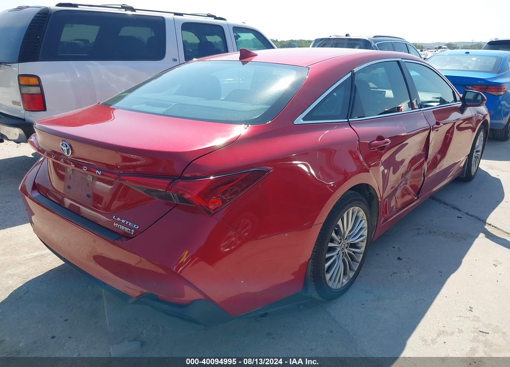 2022 TOYOTA AVALON LIMITED HYBRID VIN: 4T1DA1AB6NU015358