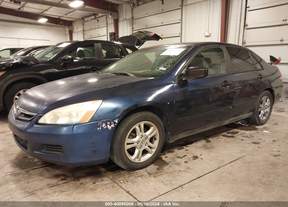 2007 HONDA ACCORD VIN: 1HGCM56127A198021