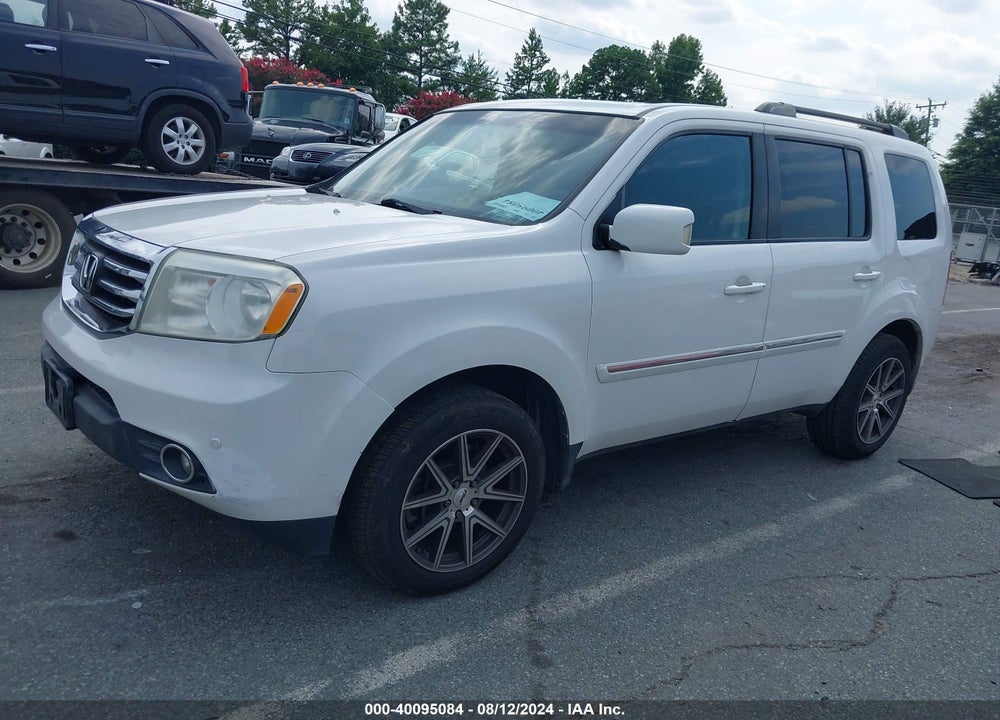 2012 HONDA PILOT TOURING VIN: 5FNYF4H95CB011870