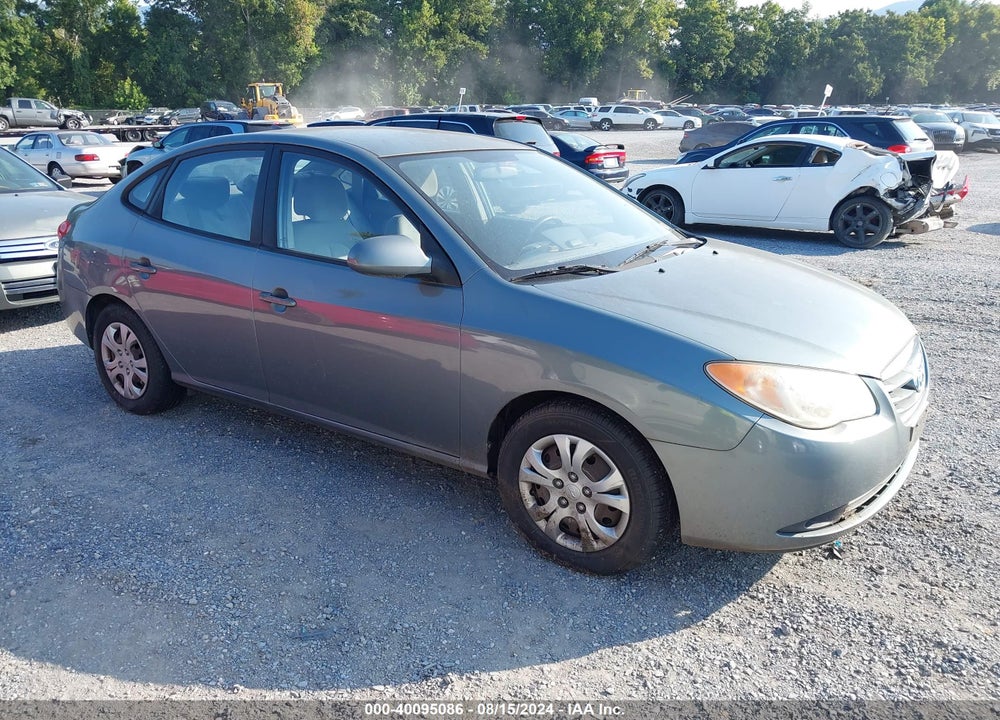 2010 HYUNDAI ELANTRA BLUE VIN: KMHDU4AD6AU934622