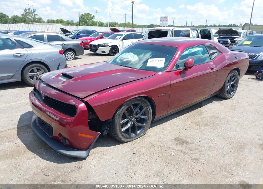 2022 DODGE CHALLENGER R/T VIN: 2C3CDZBT5NH155566