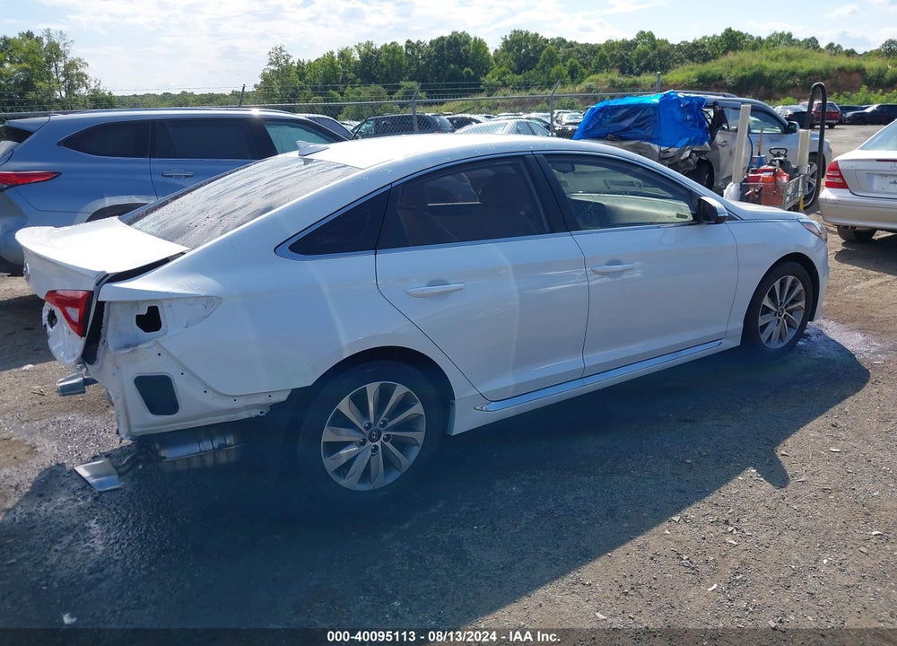 2017 HYUNDAI SONATA SPORT VIN: 5NPE34AF3HH577143