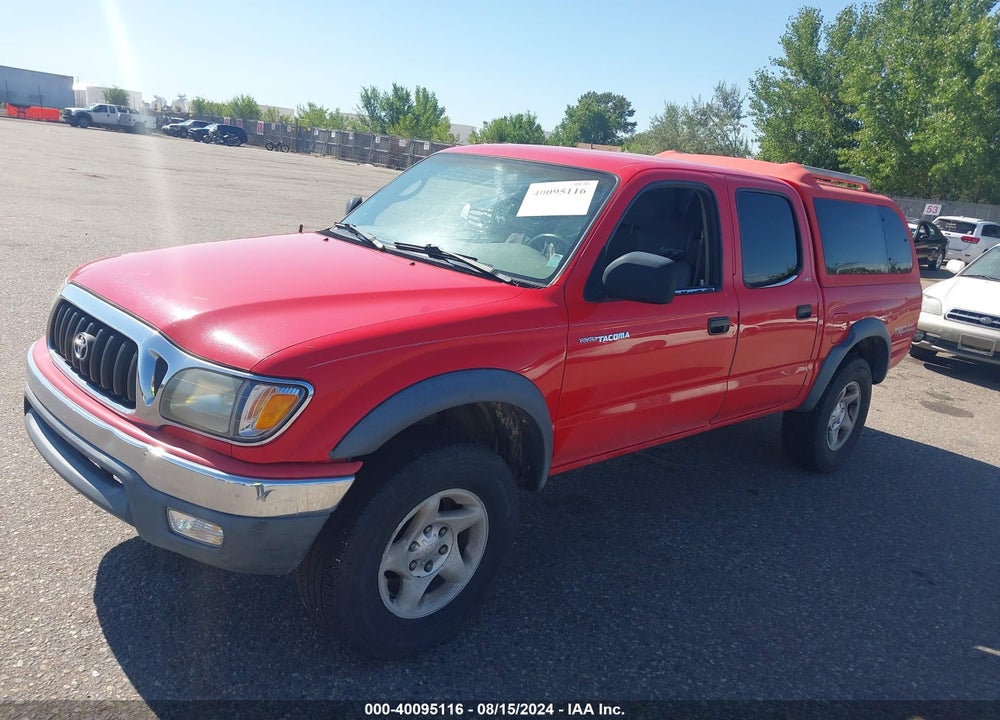 2002 TOYOTA TACOMA PRERUNNER V6 VIN: 5TEGN92NX2Z144512