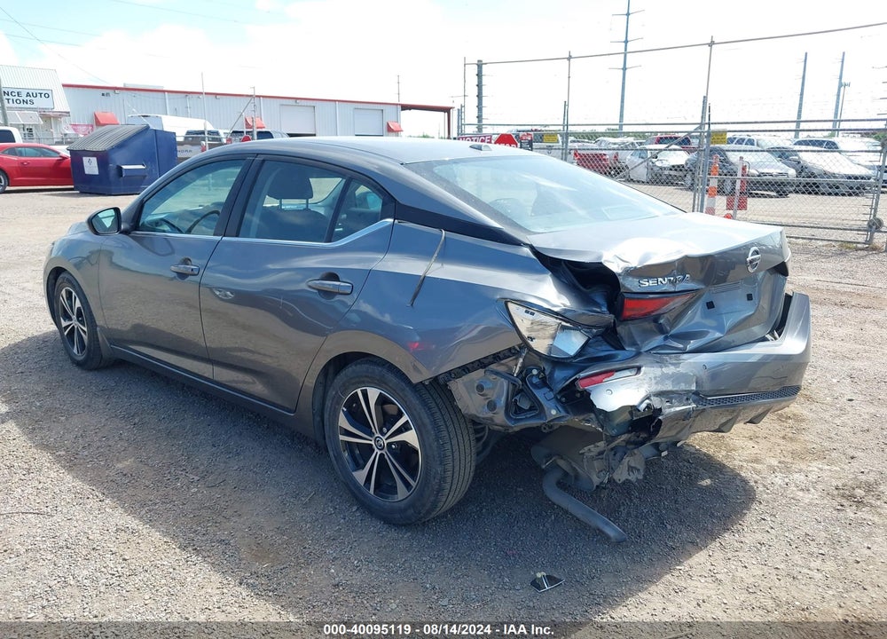 2022 NISSAN SENTRA SV XTRONIC CVT VIN: 3N1AB8CV2NY237058
