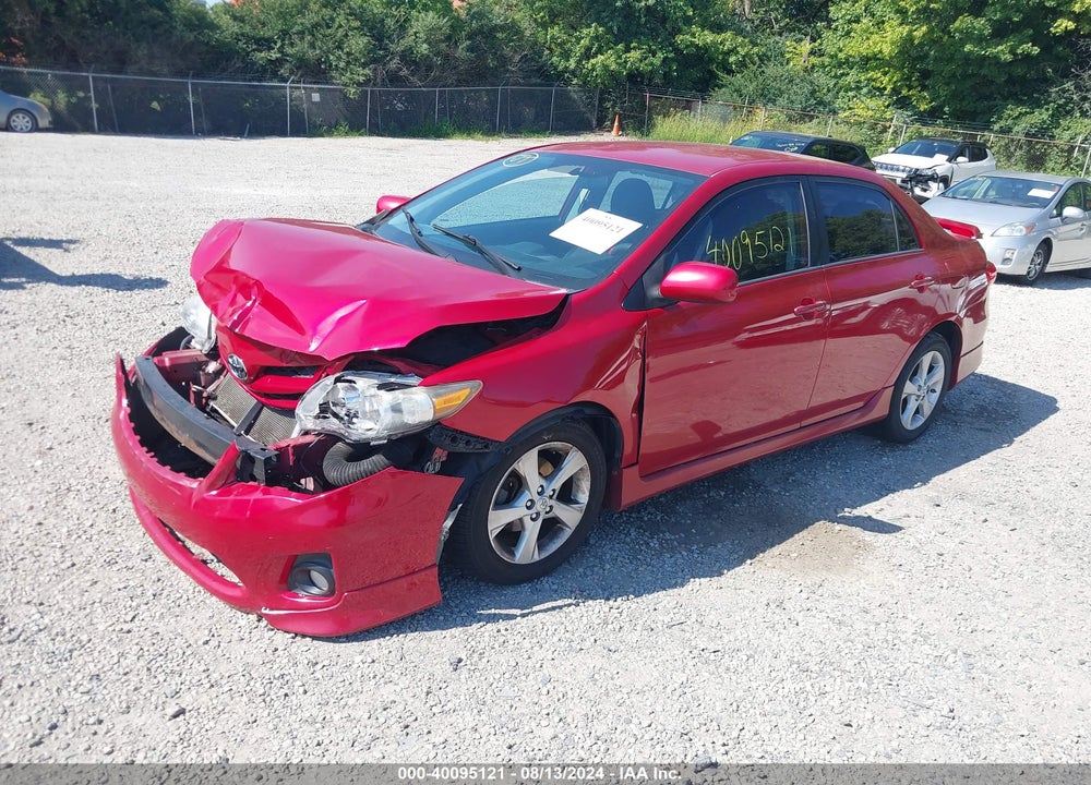 2012 TOYOTA COROLLA S VIN: 2T1BU4EE2CC820762