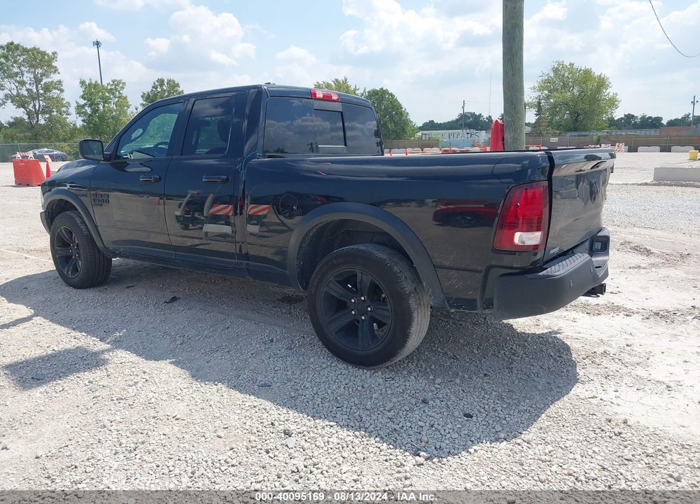 2023 RAM 1500 CLASSIC WARLOCK QUAD CAB 4X4 6'4 BOX VIN: 1C6RR7GG7PS556272
