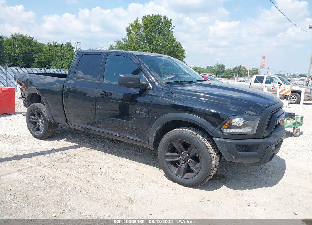 2023 RAM 1500 CLASSIC WARLOCK QUAD CAB 4X4 6'4 BOX VIN: 1C6RR7GG7PS556272