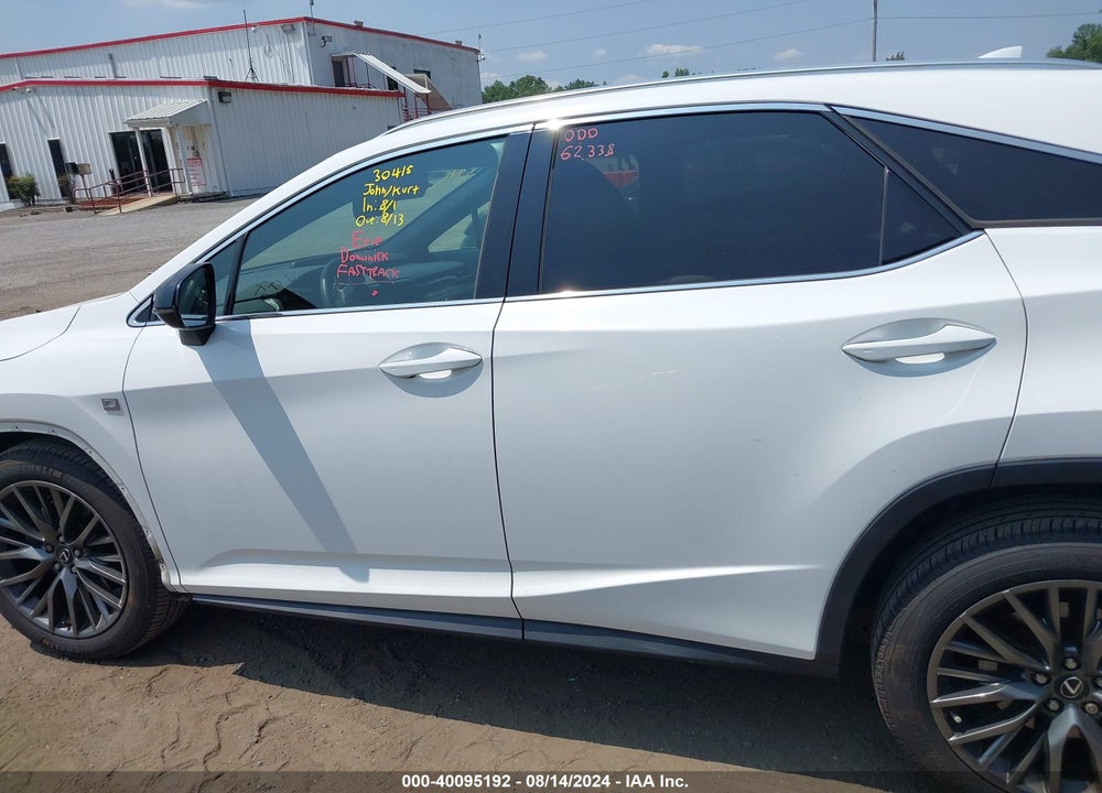 2017 LEXUS RX 350 F-SPORT VIN: 2T2BZMCA2HC109504
