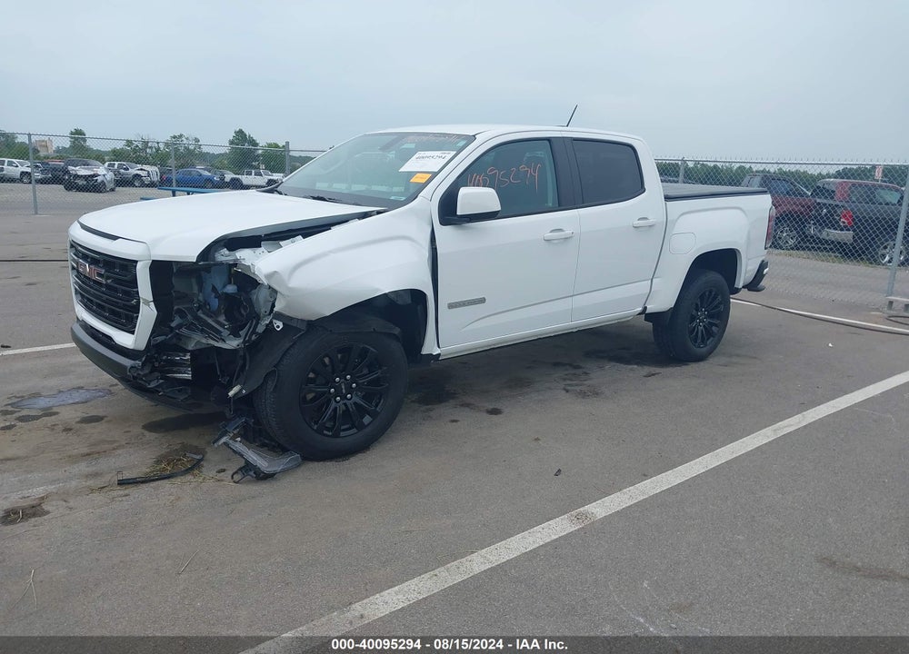 2022 GMC CANYON 2WD SHORT BOX ELEVATION VIN: 1GTG5CEN9N1197290