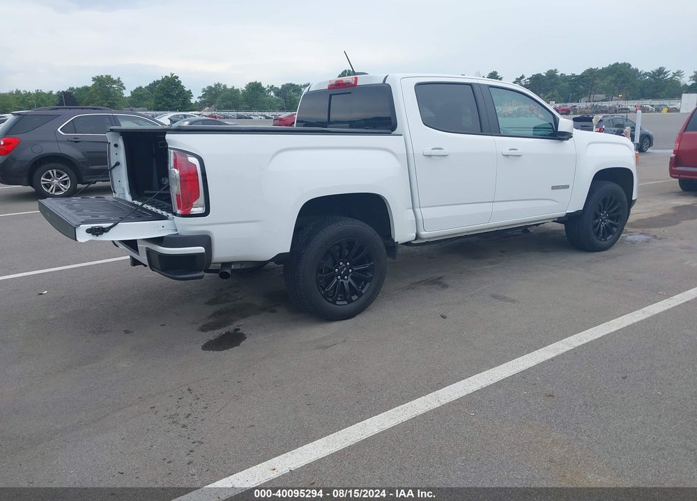 2022 GMC CANYON 2WD SHORT BOX ELEVATION VIN: 1GTG5CEN9N1197290