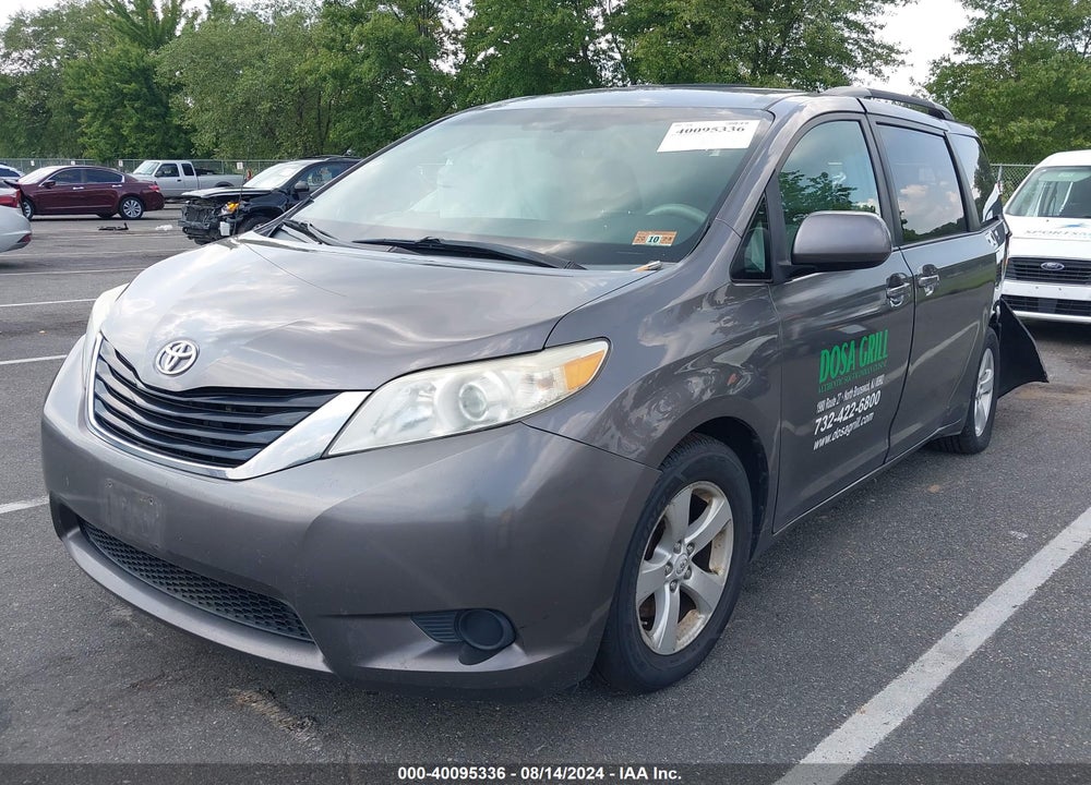 2012 TOYOTA SIENNA LE V6 8 PASSENGER VIN: 5TDKK3DC9CS195655
