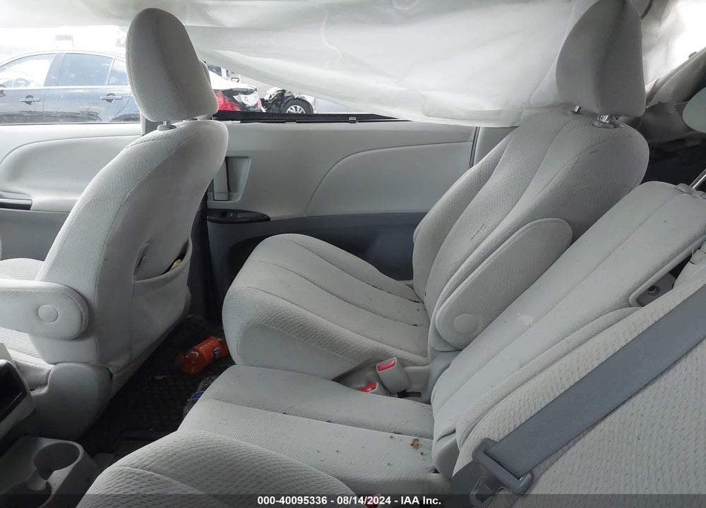 2012 TOYOTA SIENNA LE V6 8 PASSENGER VIN: 5TDKK3DC9CS195655