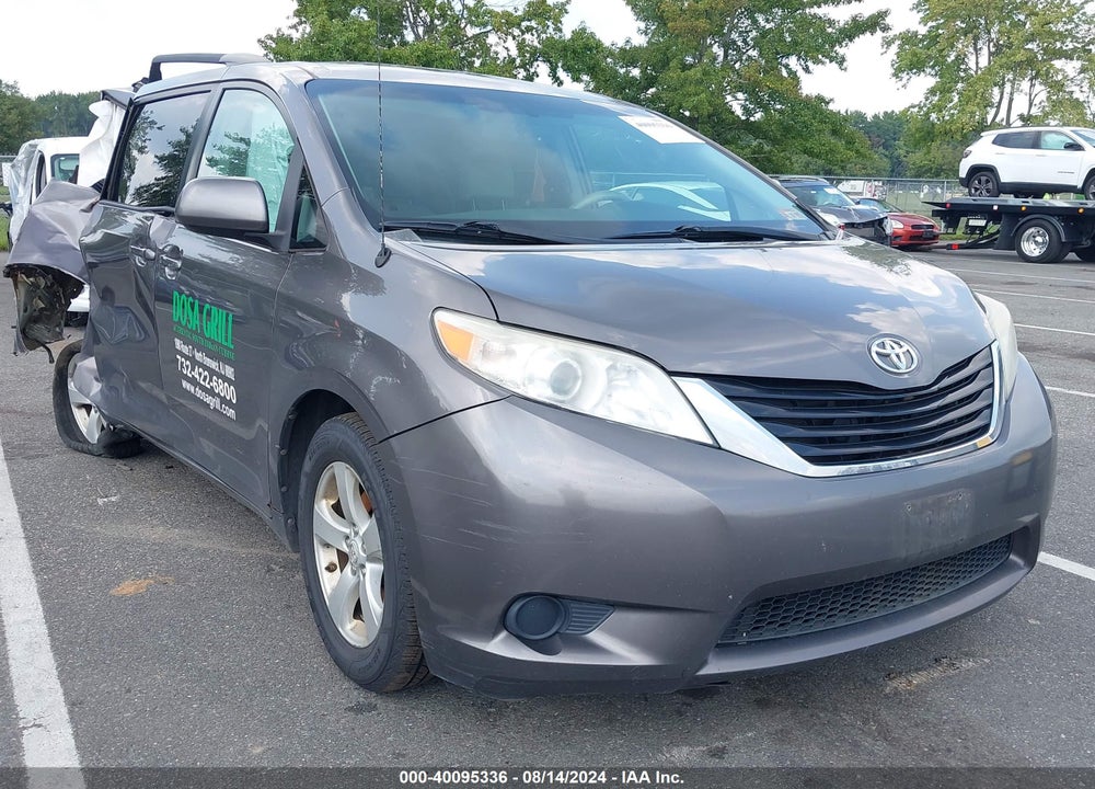 2012 TOYOTA SIENNA LE V6 8 PASSENGER VIN: 5TDKK3DC9CS195655