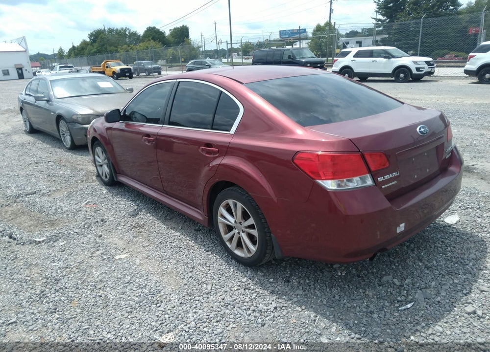 2013 SUBARU LEGACY 2.5I PREMIUM VIN: 4S3BMBC65D3007846