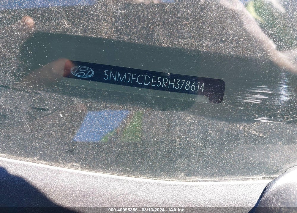 2024 HYUNDAI TUCSON SEL VIN: 5NMJFCDE5RH378614
